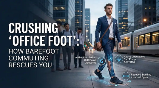 Crushing "Office Foot": How Intermittent Barefoot Commuting Rescues Desk-Bound Professionals