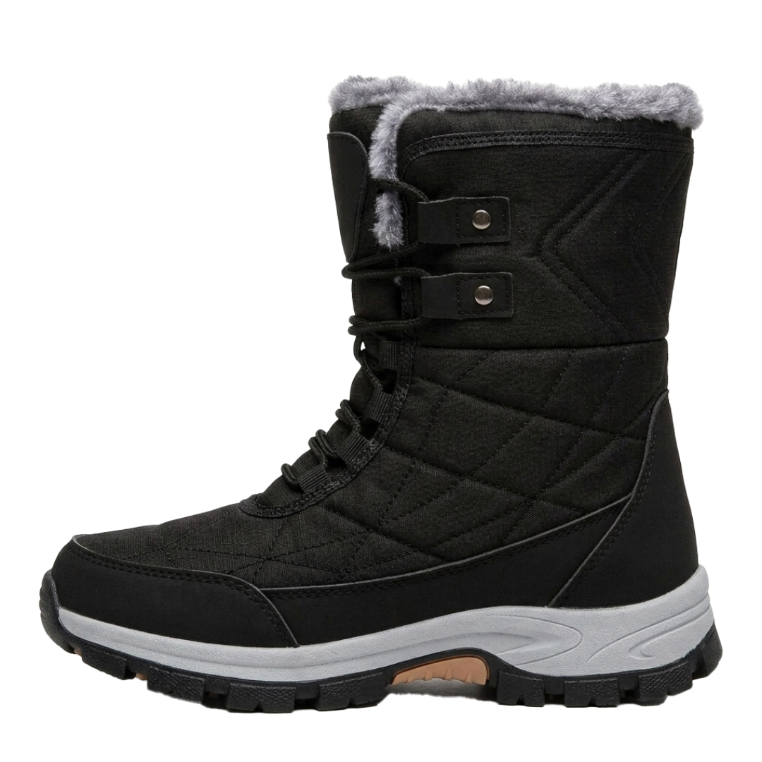 Womens Snow Boots Waterproof Fur Lined Winter Shoes